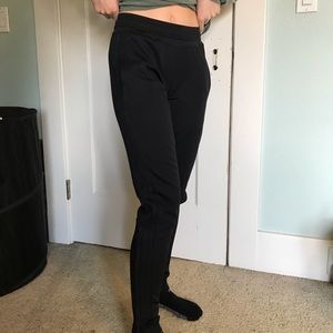 Adidas black workout sweats!